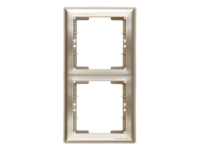 Рамка 2-ая вертикальная титан, DARIA, MUTLUSAN