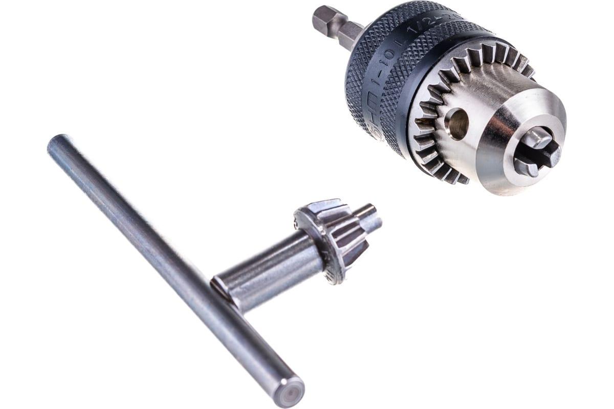 Патрон ключевой Milwaukee 1/4" HEX 0.5-6.5мм (4932314867)