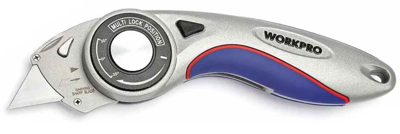Нож строительный WorkPro WP211013
