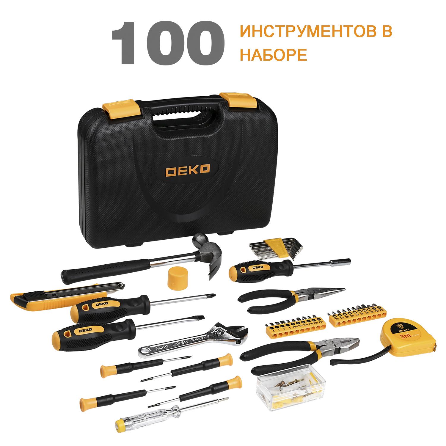 Набор инструментов Deko TZ100 (065-0221)