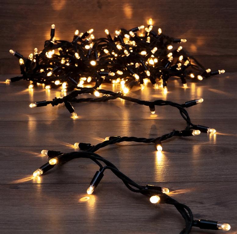 Светодиодная гирлянда ULED Стринг-лайт ULED-SL-100-220V-(W-G)