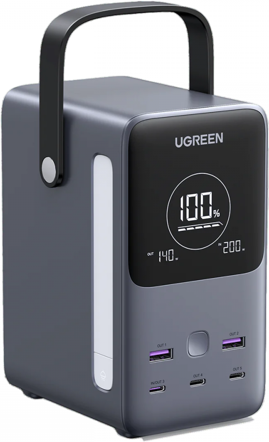 Портативное зарядное устройство Ugreen PB770 Space Gray (25286)