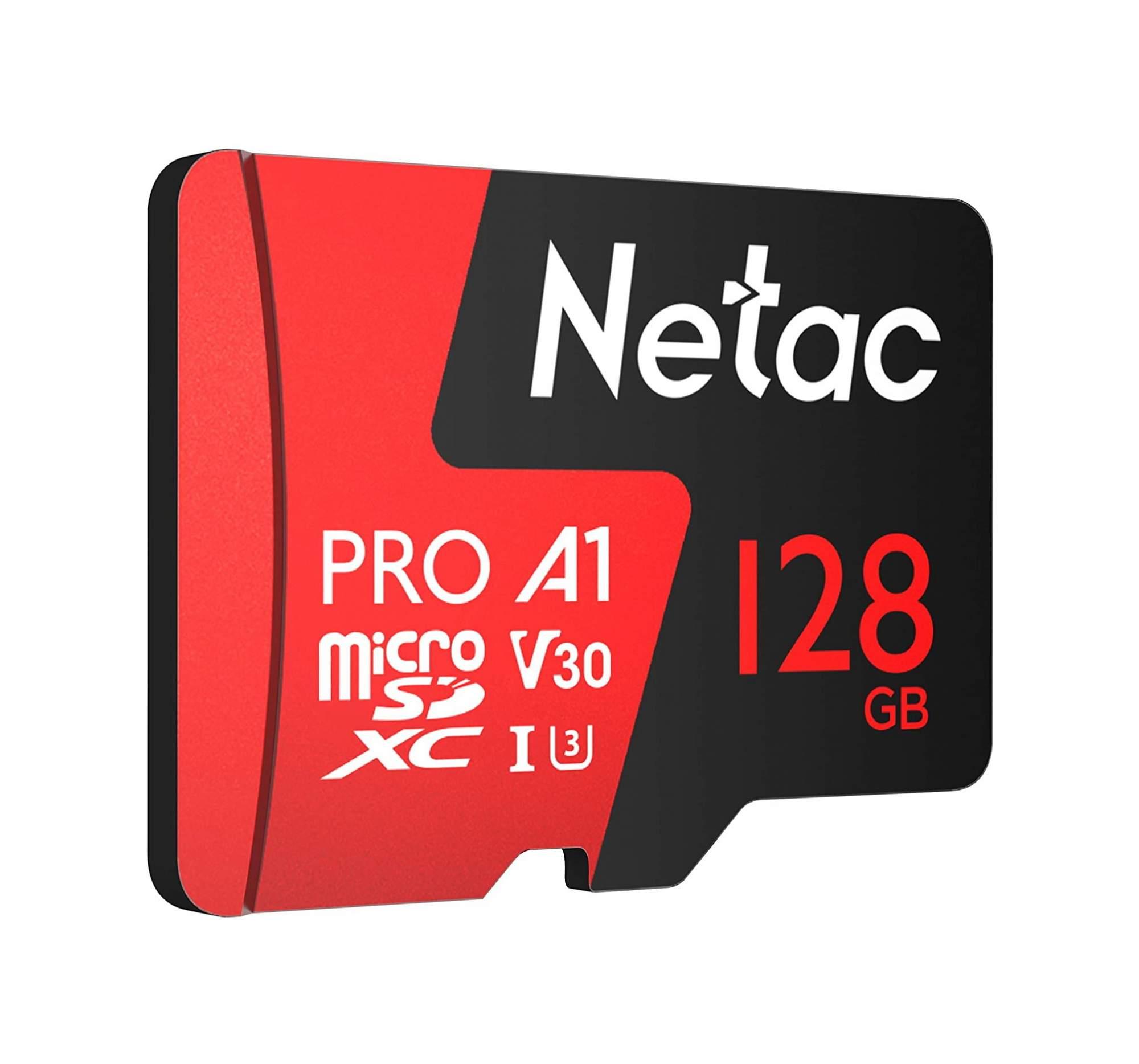 Карта памяти Netac MicroSD P500 Extreme Pro 128GB (NT02P500PRO-128G-S)