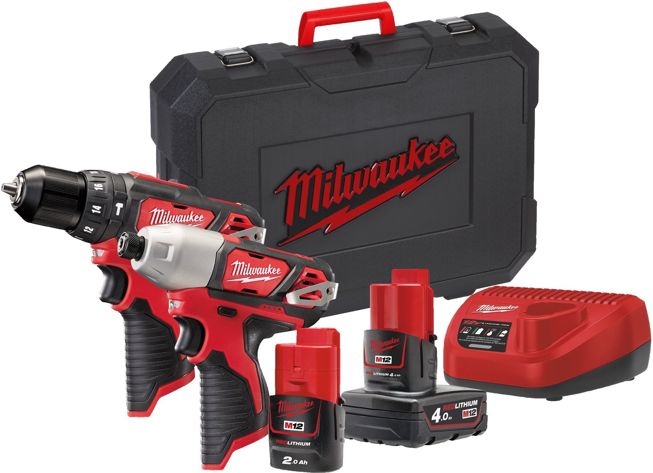 Набор электроинструментов Milwaukee М12 ВPP2В-421С (4933443497)