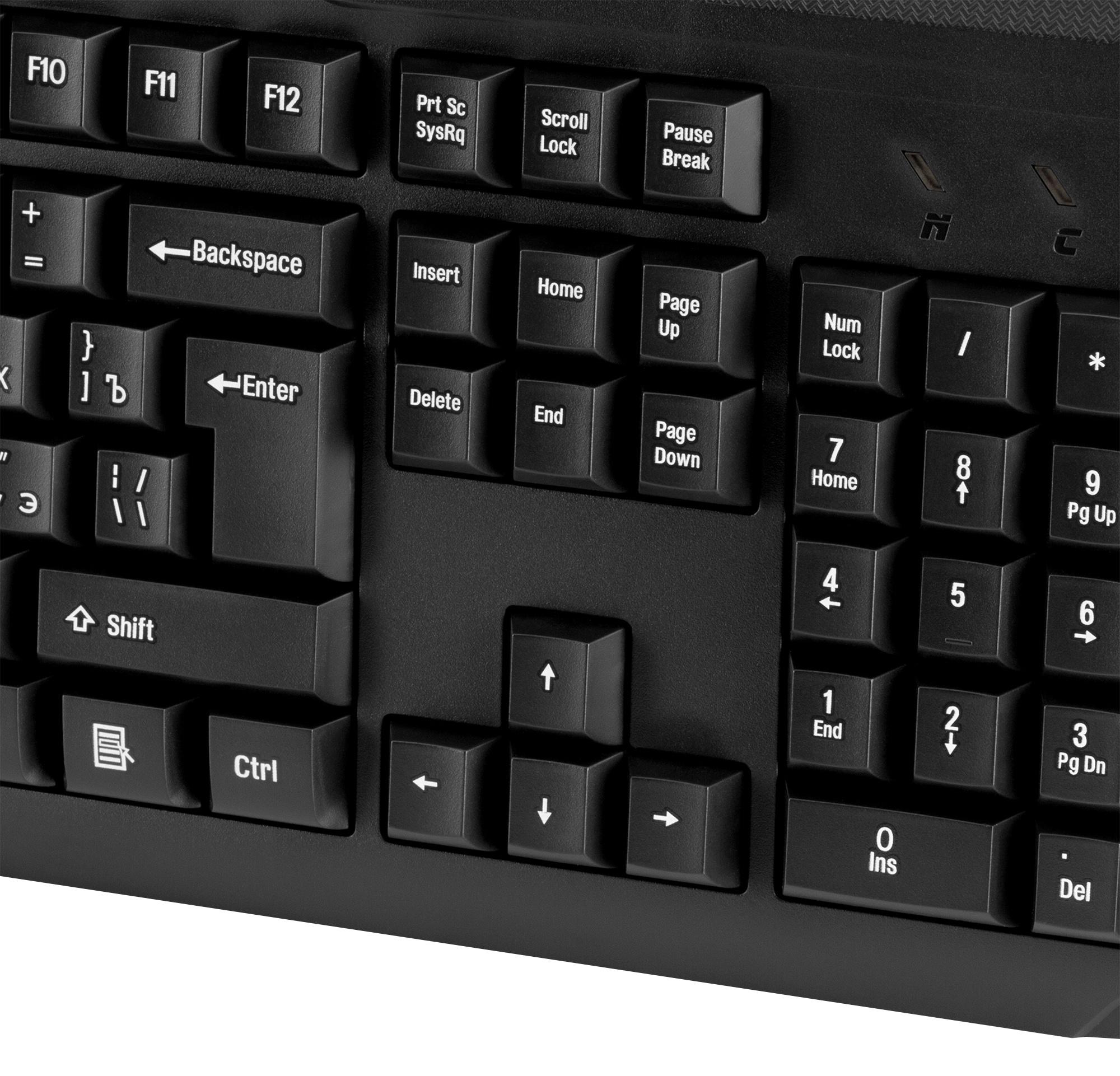 Клавиатура Oklick 170M USB черный
