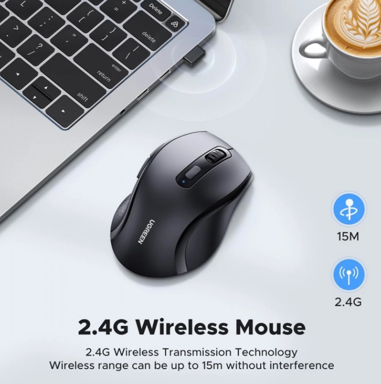 Мышь Ugreen M511 Black (45012)