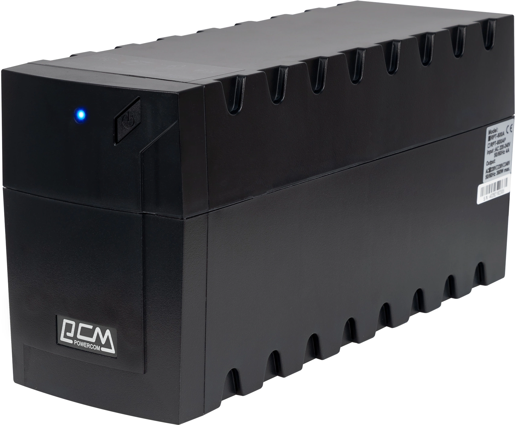 Источник бесперебойного питания Powercom Raptor RPT-600AP SE черный