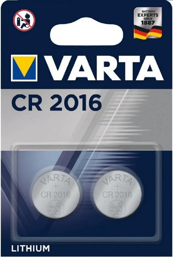 Батарейка Varta Lithium 6016 CR 2016 BL2