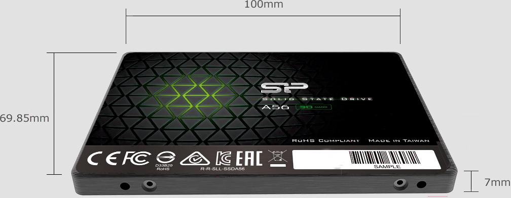 SSD диск Silicon-Power Ace A56 512GB (SP512GBSS3A56A25)