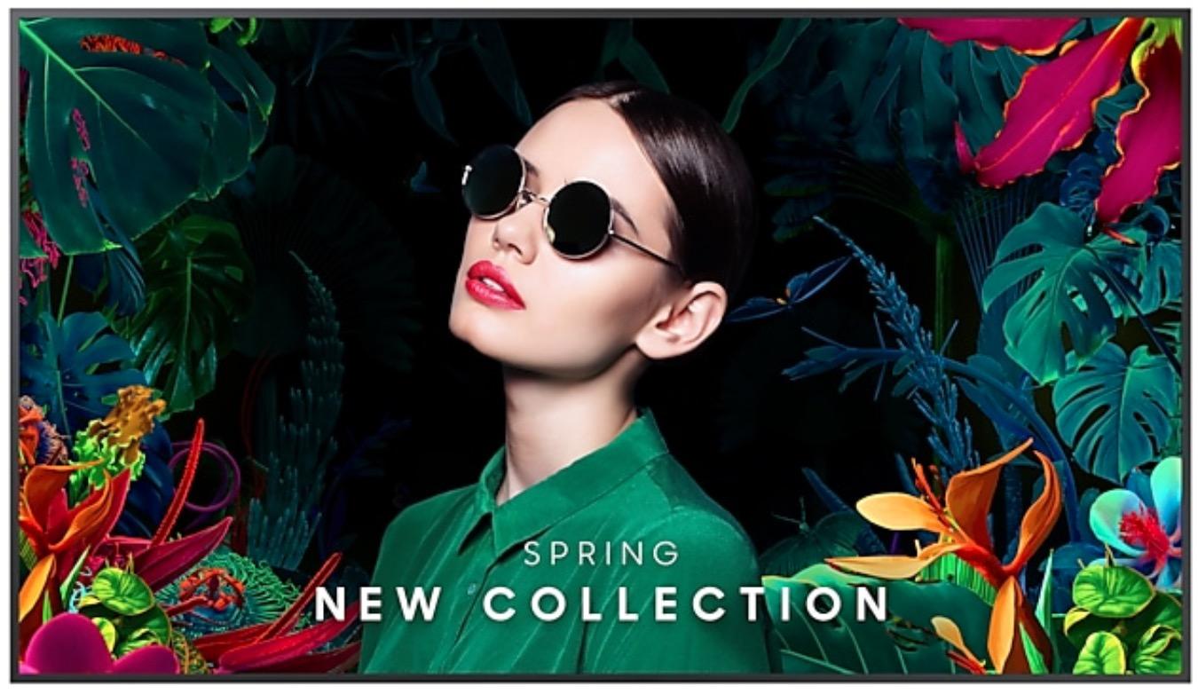 Информационная панель Samsung QM75C черный (LH75QMCEBGCXCI)