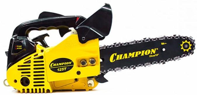 Бензопила цепная Champion 125T-10