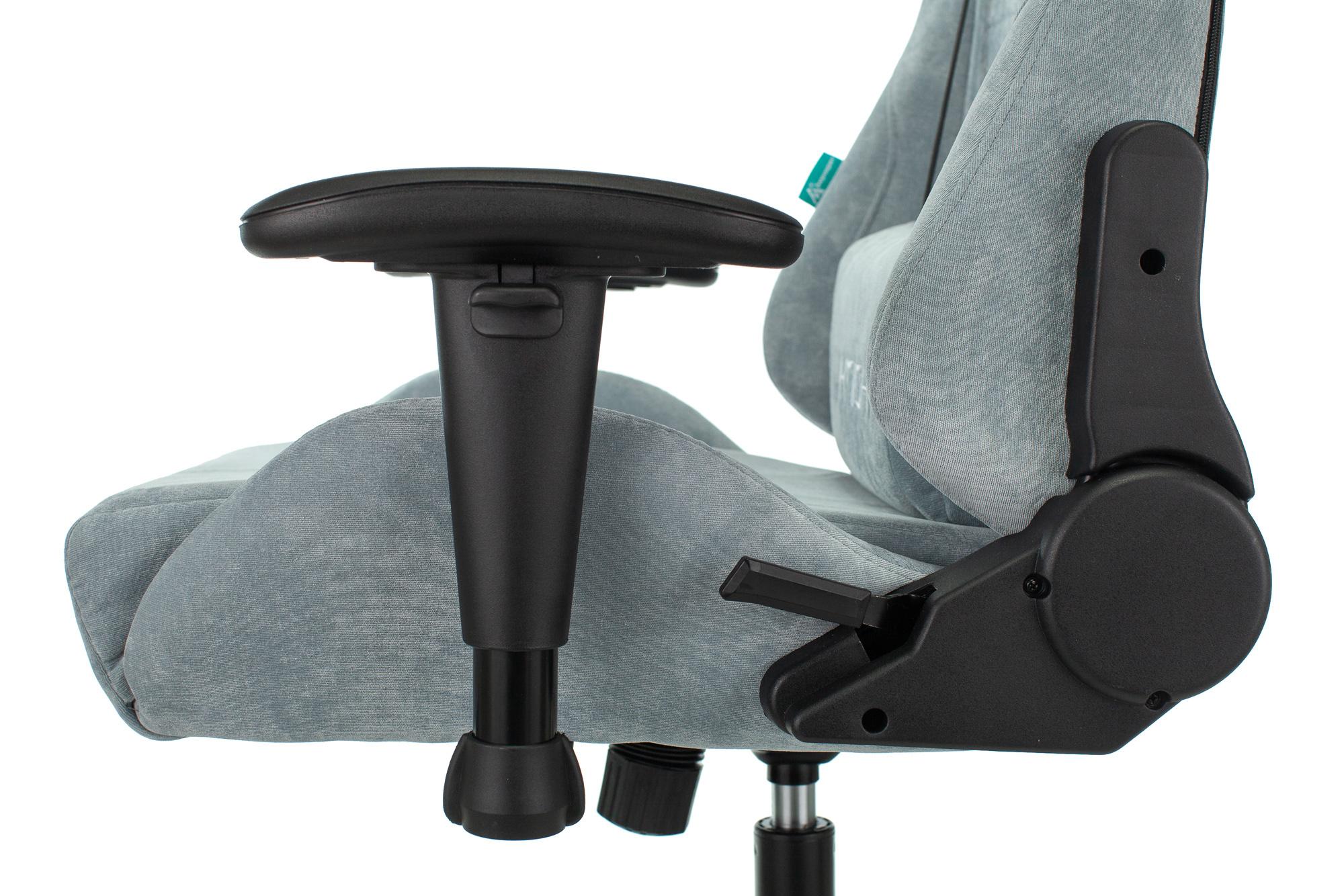 Кресло игровое Zombie VIKING KNIGHT LT28 FABRIC серо-голубой