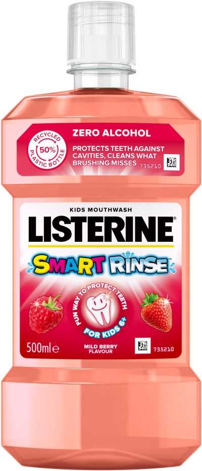 Ополаскиватель для полости рта Listerine Smart Rinse Berry 0.25л