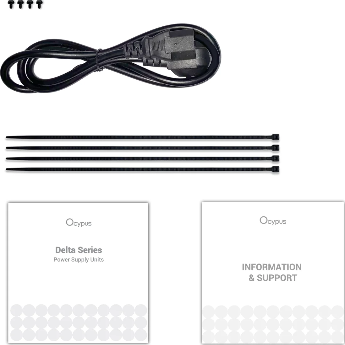 Блок питания Ocypus Delta P750 750W Black (Delta-P750-B1FDBK024X-EU)