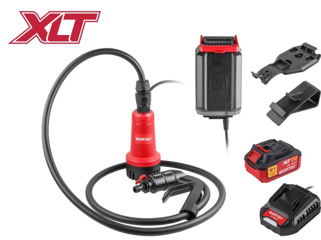 Аккум. насос погружной WORTEX WP 1820 ALL1 XLT SET (2000 л/час, высота напора до 20 м.)