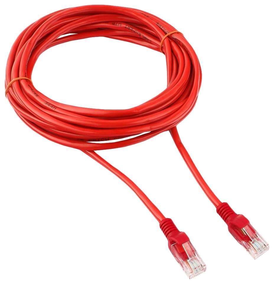 Патч-корд Cablexpert PP12-5M/R красный