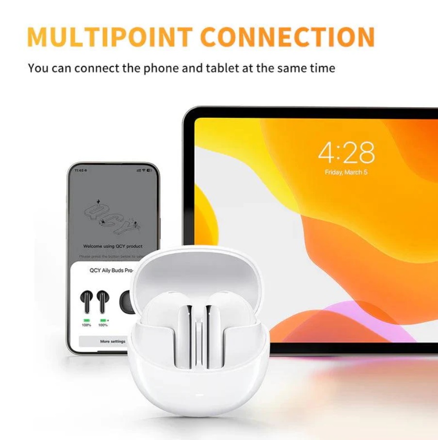 Наушники QCY AilyBuds Pro+ Black (BH23HT10A)