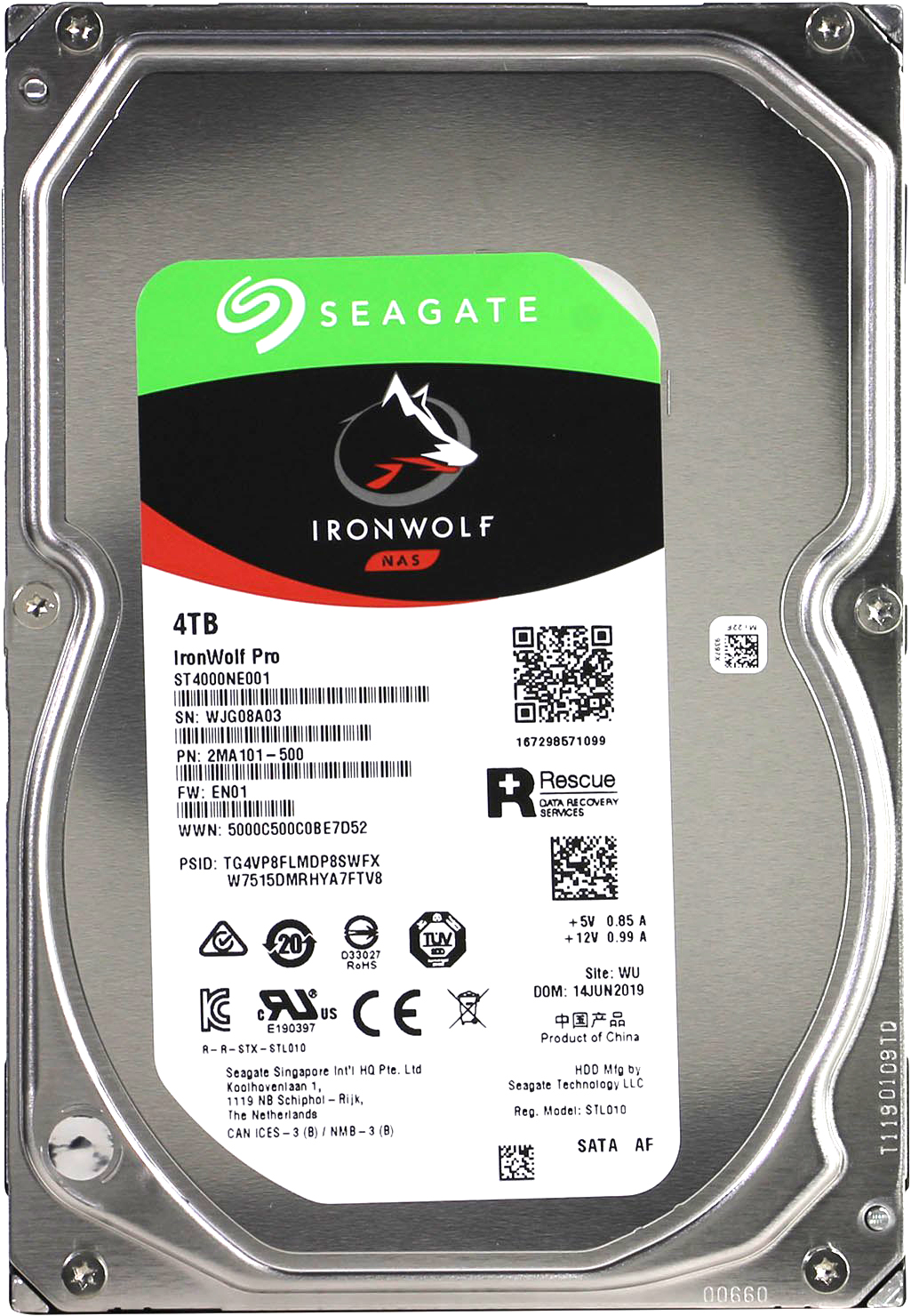 Жесткий диск Seagate Ironwolf Pro 4TB (ST4000NE001)