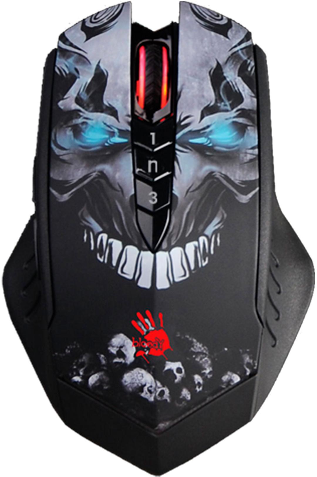 Мышь A4Tech Bloody R80 Plus SKULL