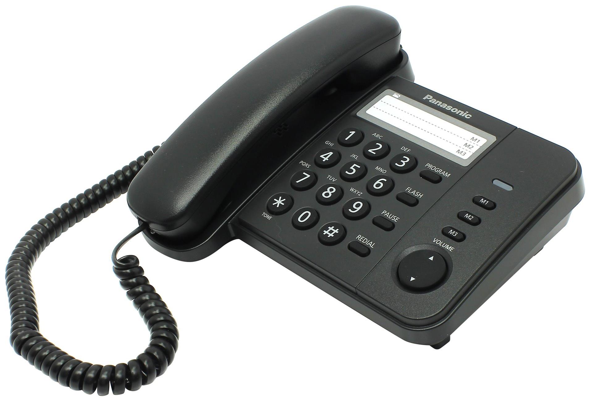 Проводной телефон Panasonic KX-TS2352RUB