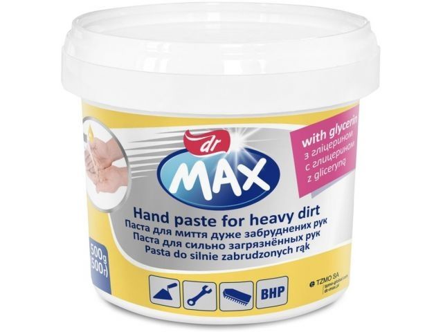 Паста с глицерином для особо загрязненных рук Dr. Max New 500г.(5900516292263)