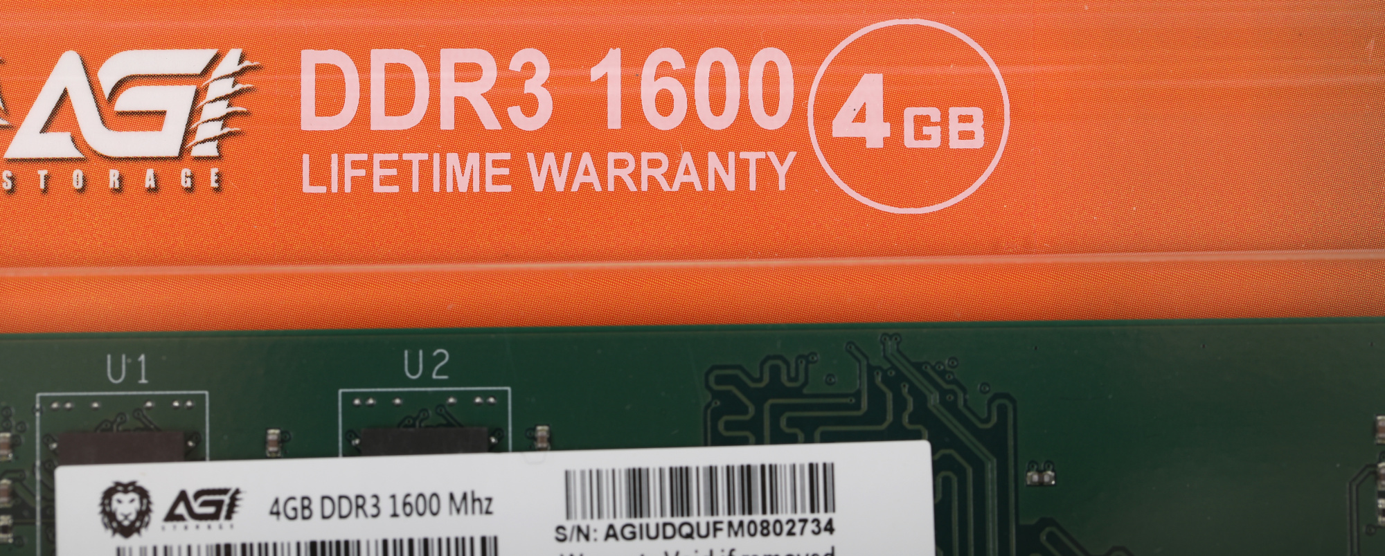 Оперативная память AGI UD128 4GB DDR3 (AGI160004UD128-ST)