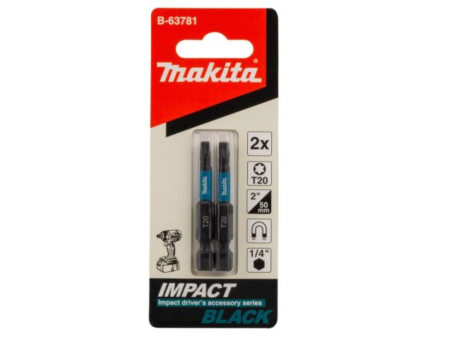 Насадка T20 50 мм Impact Black (2 шт) MAKITA B-63781