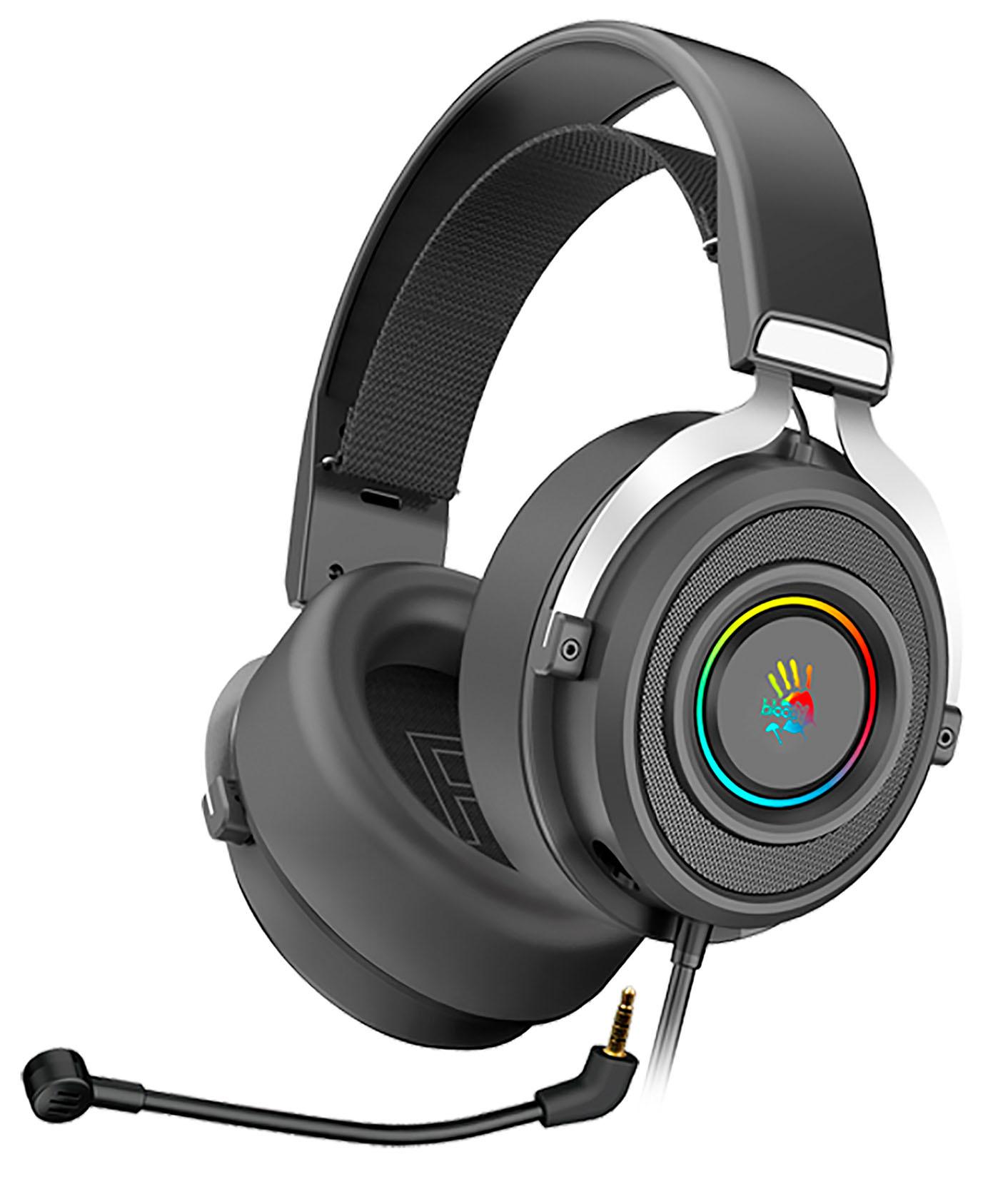 Наушники A4Tech Bloody G535 черный/серебристый