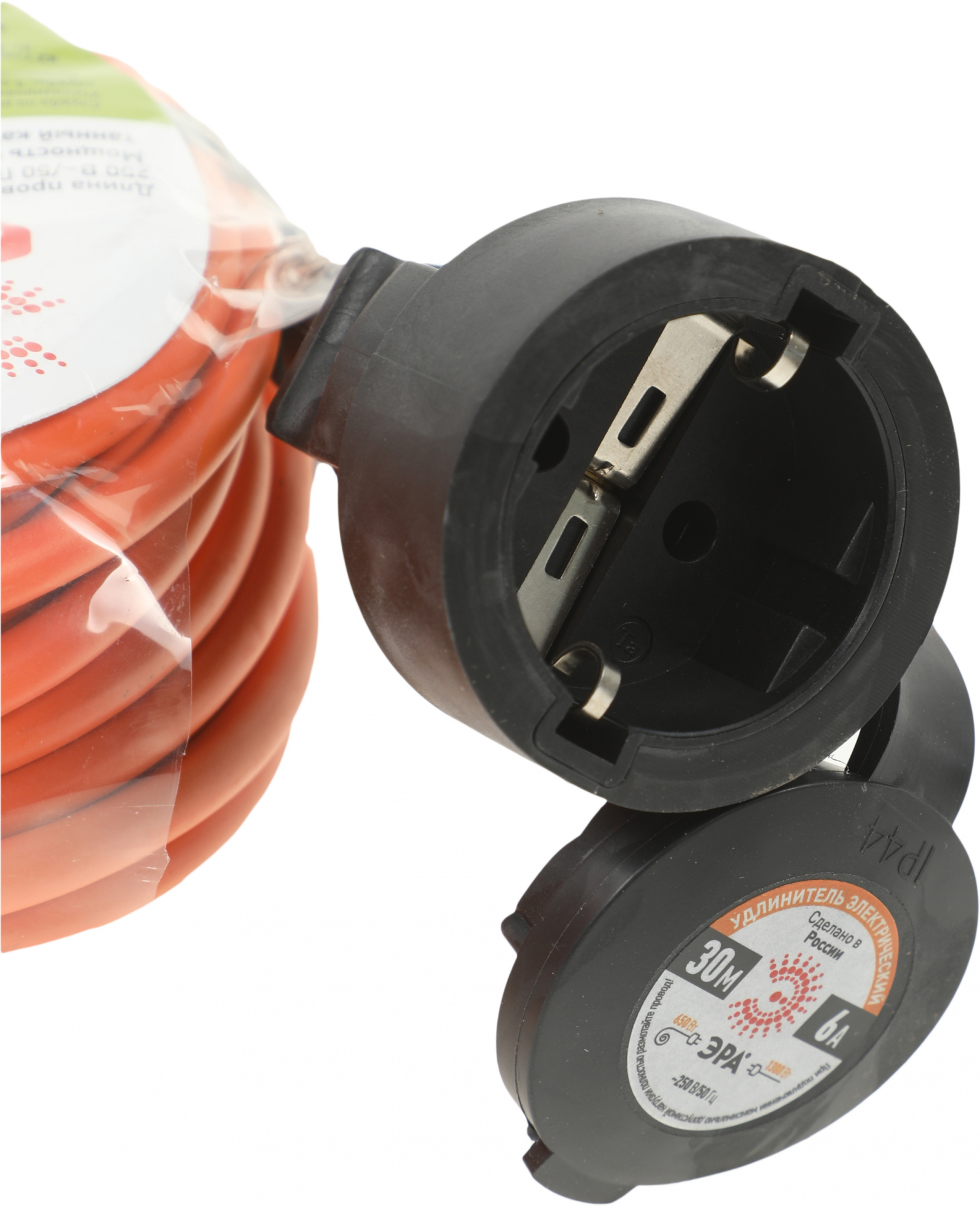 Удлинитель Эра UPx-1e-3x0.75-30m-IP44 оранжевый (Б0046812)