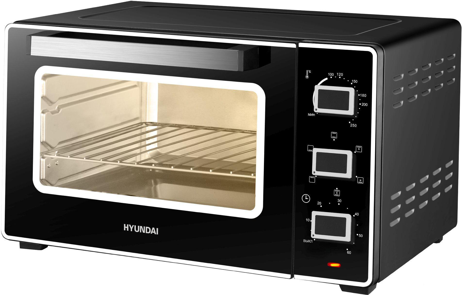 Мини-печь Hyundai MIO-HY093 черный