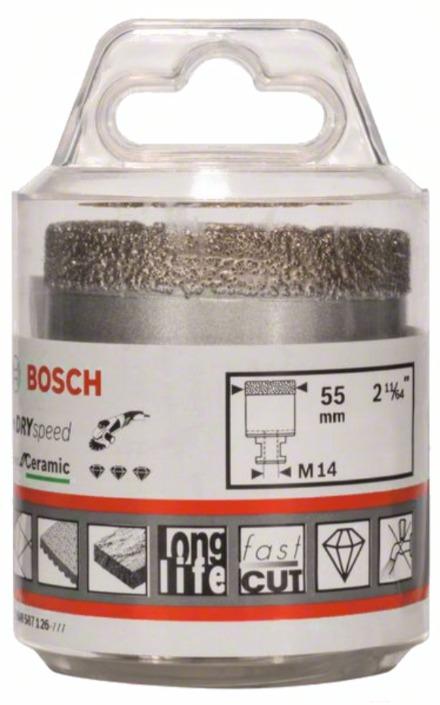 Алмазная коронка Bosch М 55мм Dry Speed 2.608.587.126