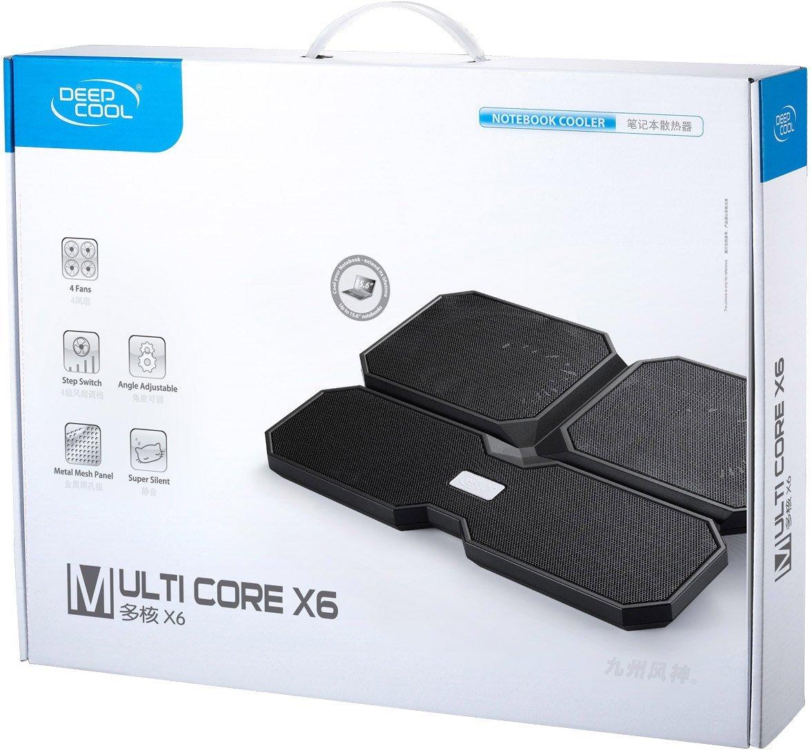 Подставка для ноутбука DeepCool Multi Core X6 (DP-N422-MCX6)