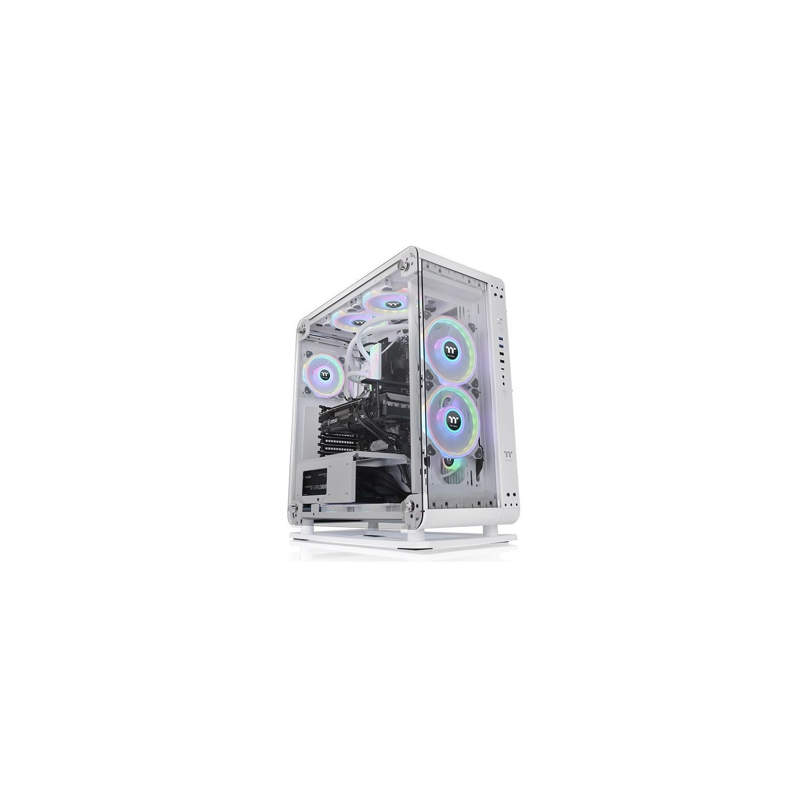 Корпус Thermaltake Core P6 TG без БП белый (CA-1V2-00M6WN-00)