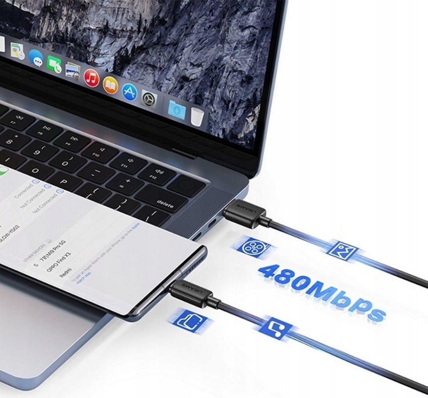 Кабель Usams US-SJ688 белый (SJ688USB02)