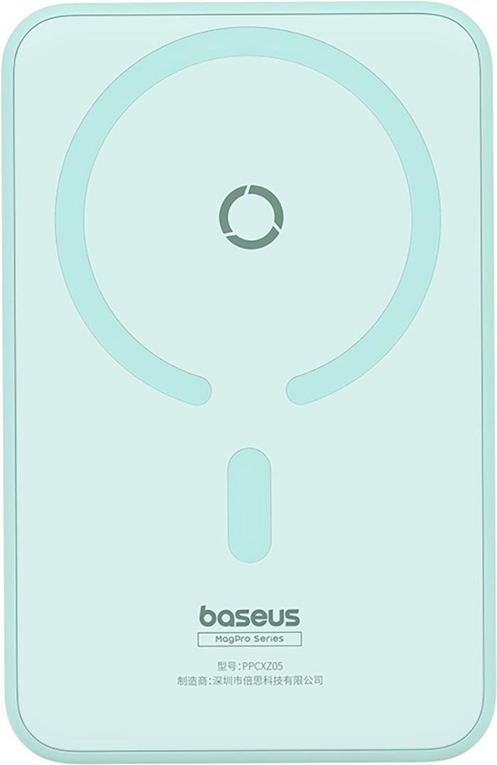 Портативное зарядное устройство Baseus MagPro Peppermint Blue (P10064101333-00)