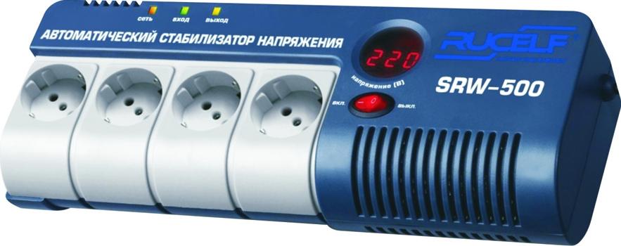 Стабилизатор напряжения Rucelf SRW-500-D белый