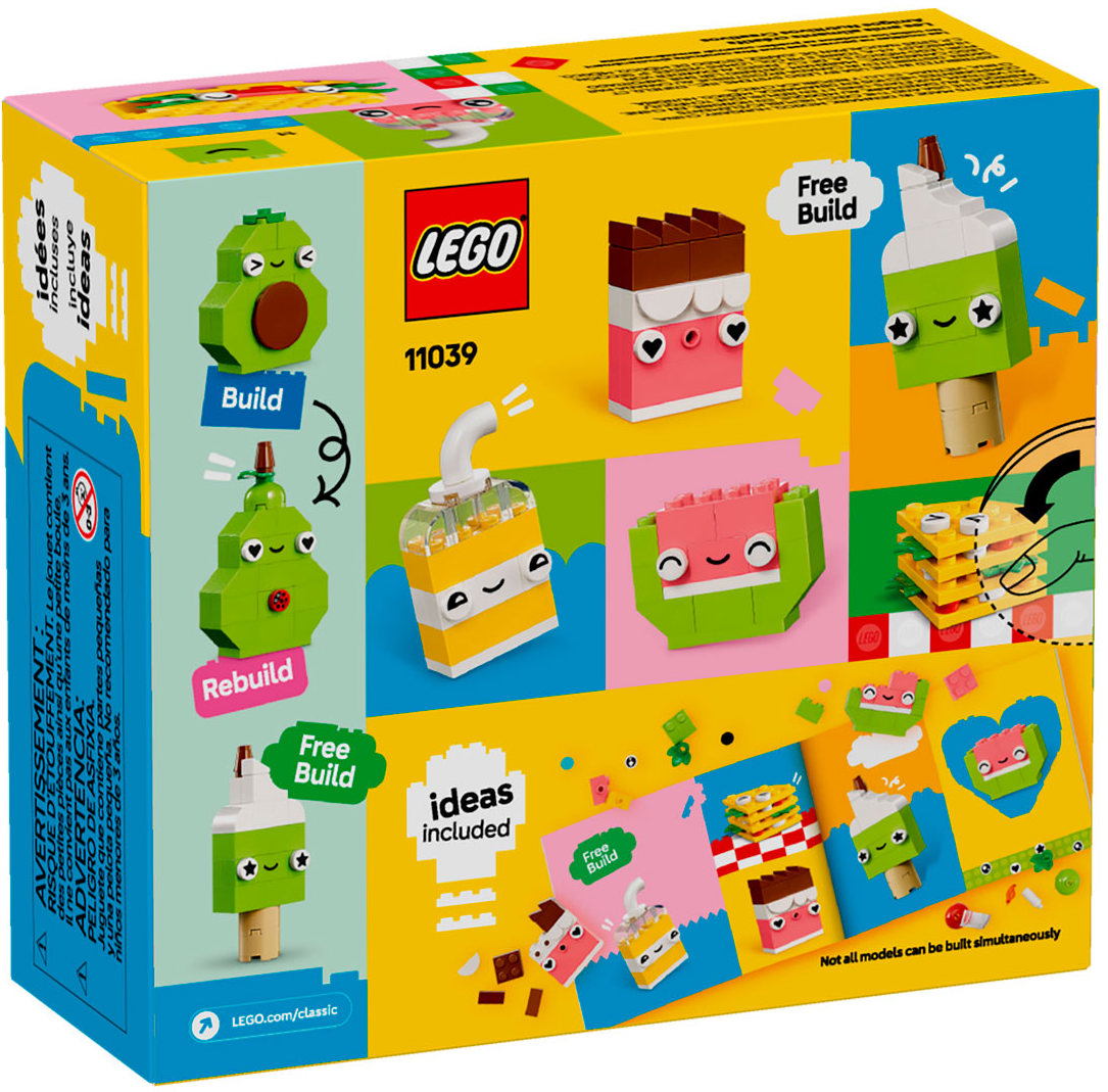 Конструктор Lego Classic Творческие съедобные друзья (11039)