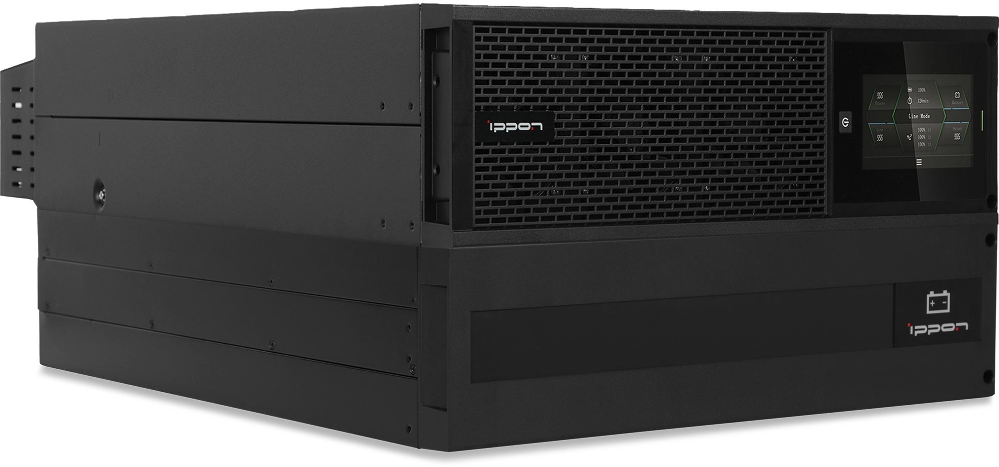 Источник бесперебойного питания Ippon Innova Unity RT 3-3 10K 10000Вт 10000ВА черный (1445970)