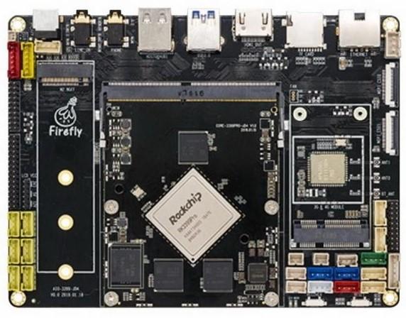 Одноплатный компьютер FireFly Core-3399Pro-JD4
