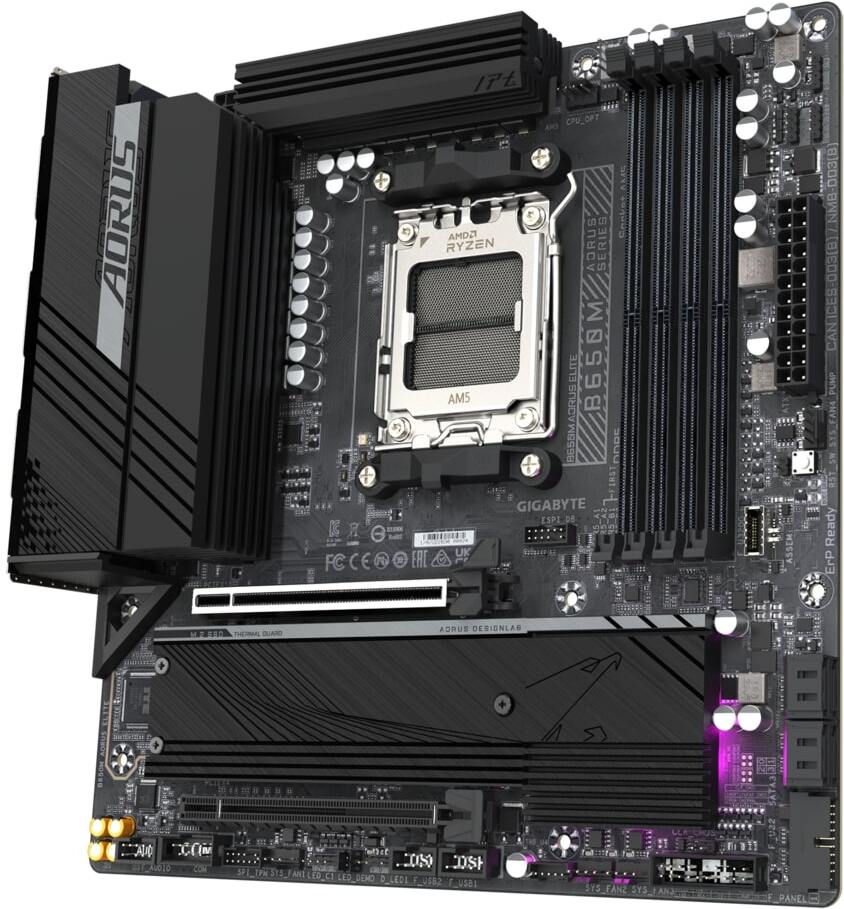 Материнская плата GigaByte B650M Aorus Elite rev. 1.3