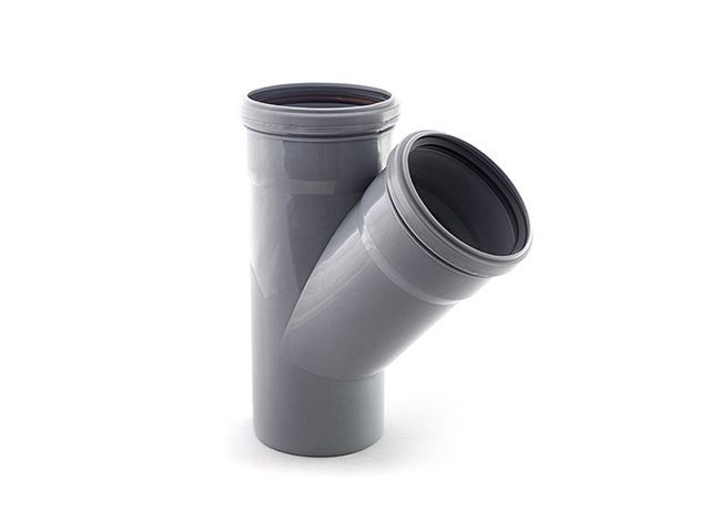 Тройник ВК 110/110х45 РТП (Для внутренней канализации) (РосТурПласт)