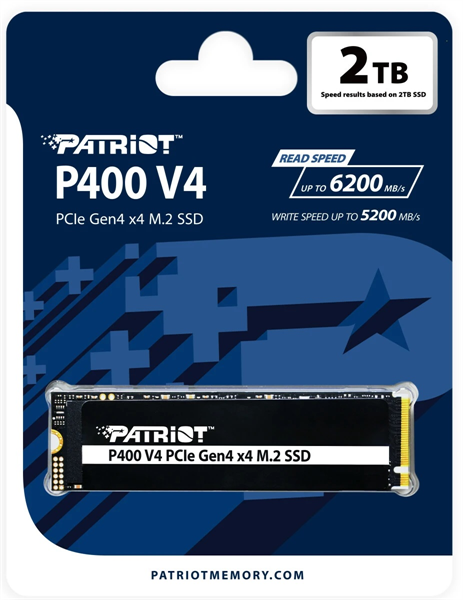 SSD диск Patriot P400 V4 2TB (P400VP2TBM28H)