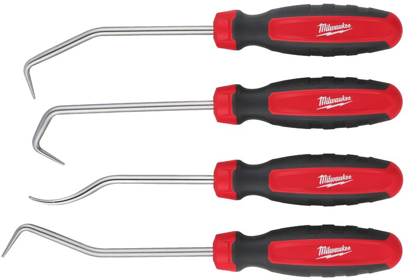Набор крюков и шило Milwaukee 4932480568 4шт