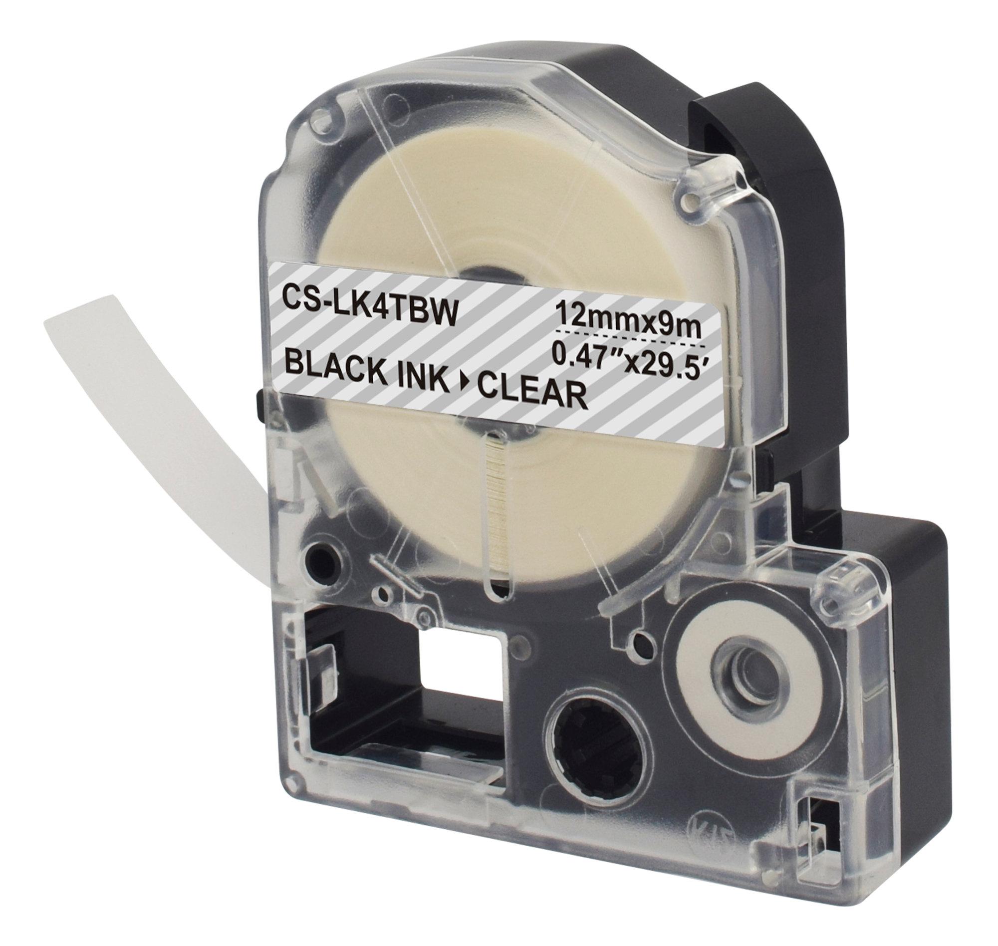 Картридж ленточный Cactus CS-LK4TBW черный