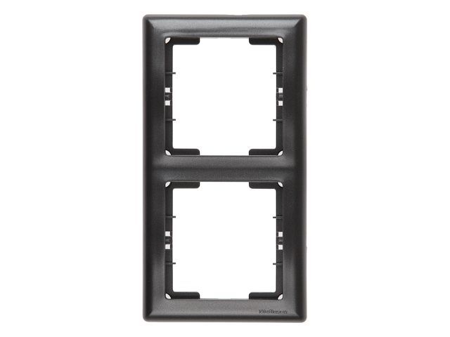 Рамка 2-ая вертикальная дымчатая, DARIA, MUTLUSAN