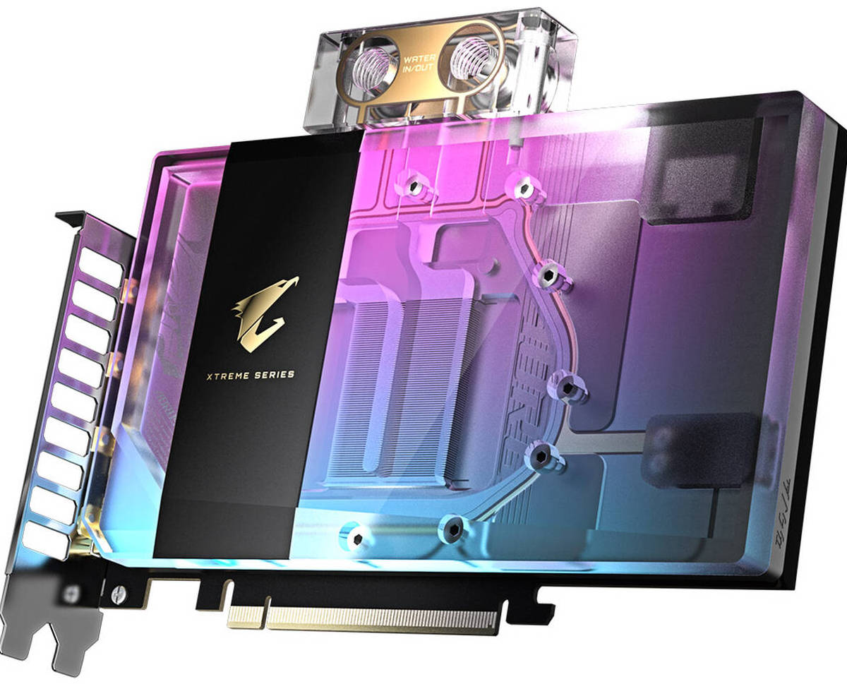 Видеокарта GigaByte Aorus GeForce RTX 5080 Xtreme Waterforce WB 16G GDDR7 (GV-N5080AORUSX WB-16GD)