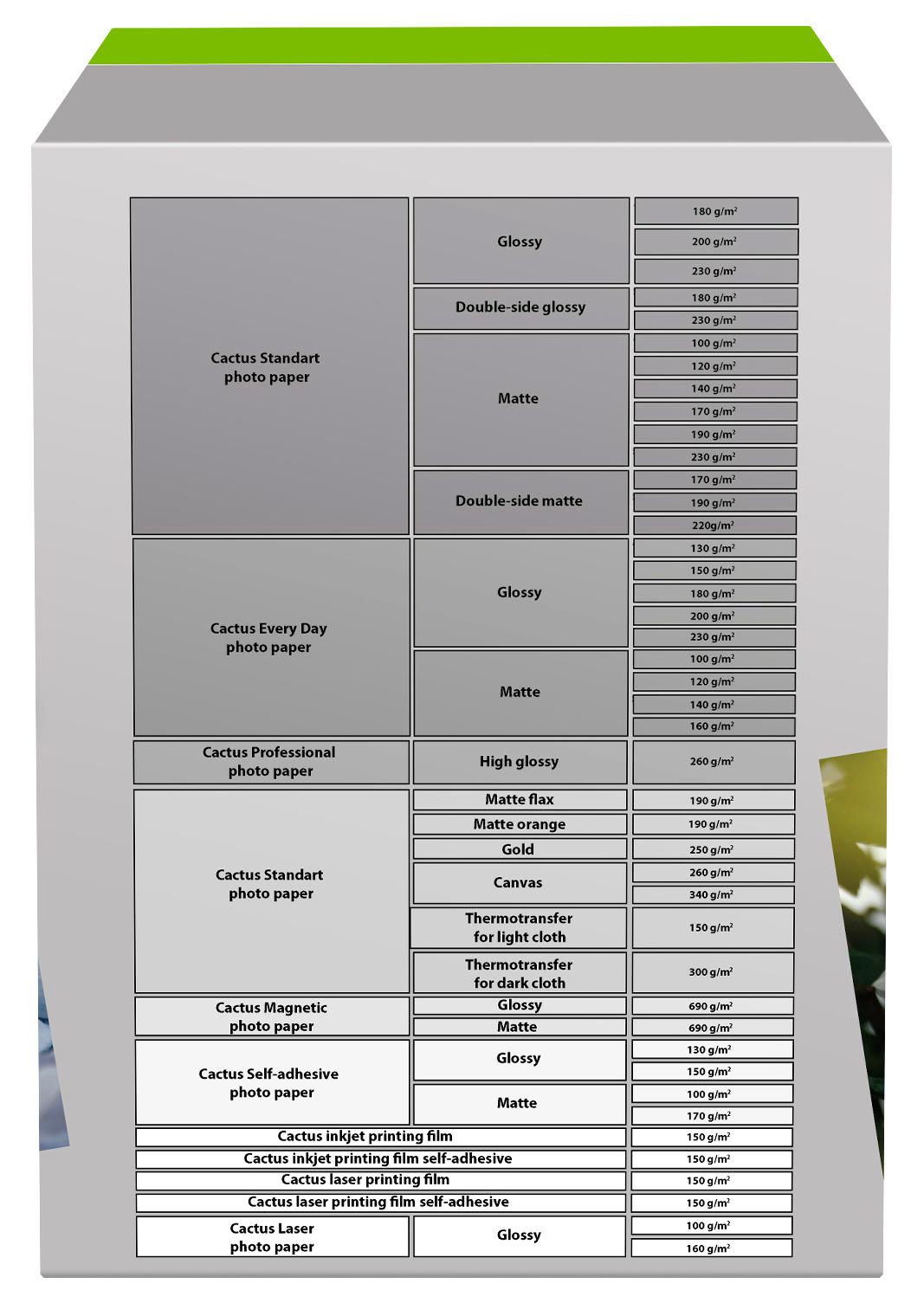 Фотобумага Cactus CS-MA6180500