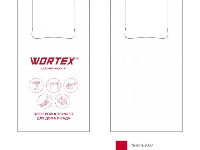 Пакет-майка 30/7*55,20мкм WORTEX (50 шт) (Размер 30*55см. Плотность 18 мкм)