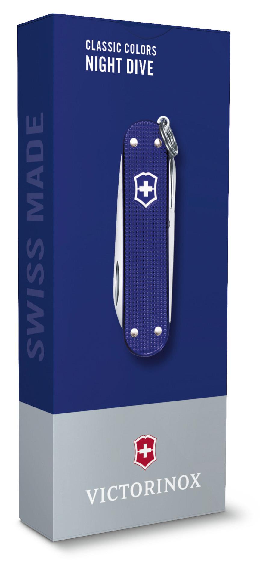 Туристический нож Victorinox Classic Night Dive (0.6221.222G)