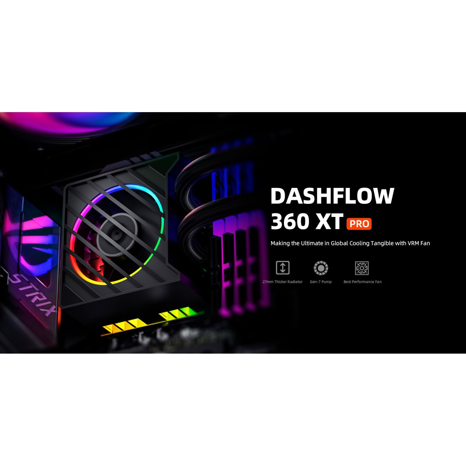 Система жидкостного охлаждения для процессора ID-Cooling DASHFLOW 360 XT PRO Black